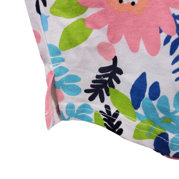 Anthony Richards Womens Sleep Pants 5X Capris Floral Pull On Waist 52" New - Picture 2 of 5